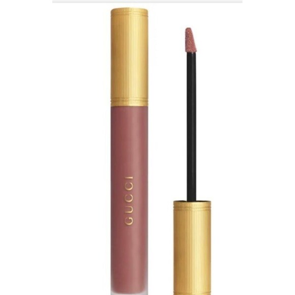 GUCCI 208 THEY MET IN ARGENTINA, ROUGE À LÈVRES LIQUIDE MAT LIPSTICK - Picture 2 of 4